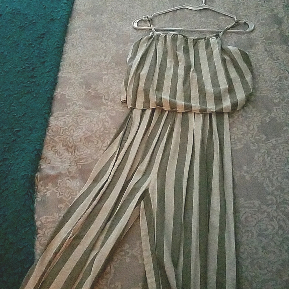Kings Road XS Grey/White stripe jumper